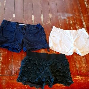 Size 2 bundle of shorts
